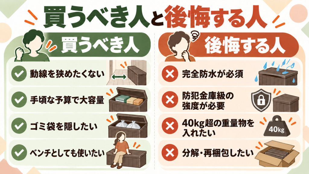 【購入者の本音】KETER COMFY(ケターコンフィ)の良い口コミ・悪い口コミ
