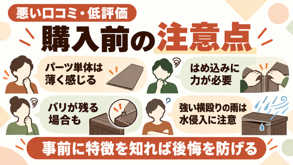 【購入者の本音】KETER COMFY(ケターコンフィ)の良い口コミ・悪い口コミ